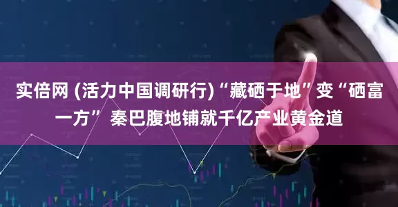 实倍网 (活力中国调研行)“藏硒于地”变“硒富一方” 秦巴腹地铺就千亿产业黄金道