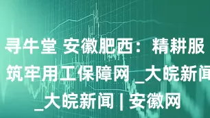寻牛堂 安徽肥西：精耕服务生态圈 筑牢用工保障网 _大皖新闻 | 安徽网